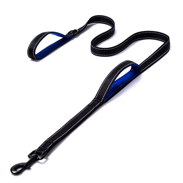 Pet Products Leash Leash Nylon Double Thickened Reflective Dog Leash - Image 5