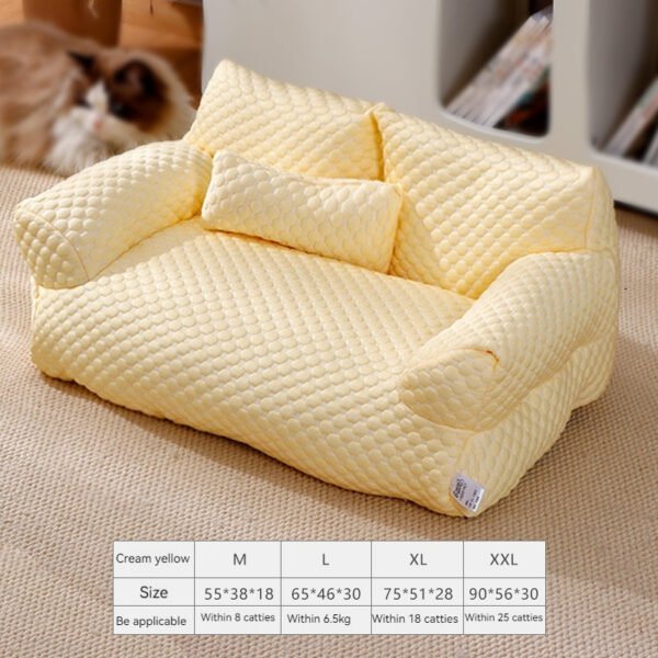 Pet Sofa Four Seasons Universal Removable And Washable Kennel Waterproof Breathable Ice Silk - Image 7