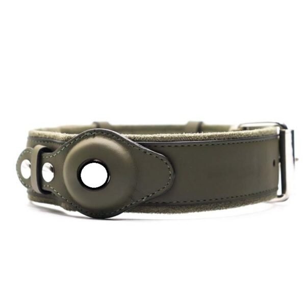 Location Tracker First Layer Leather Dog Pet Collar - Image 6