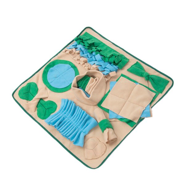 Snuffle Mat for Dogs, Nosework Feeding Blanket Sniffing Pad for Interactive Games, Foraging Puzzle Enrichment Toys for Large Small Medium Pets - Image 4