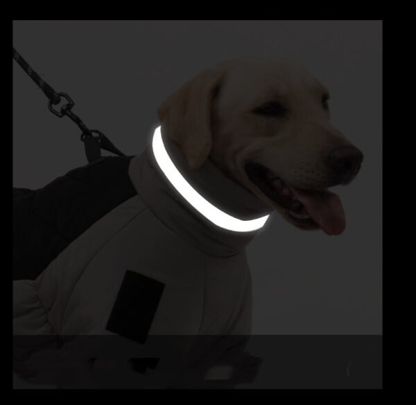New Pet Dog Clothes Thickened With Reflective Warmth Pet Supplies - Image 3