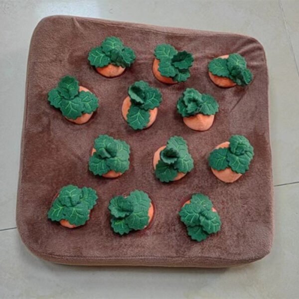 Pet Dog Toys Carrot Plush Toy Vegetable Chew Toy For Dogs Snuffle Mat For Dogs Cats Durable Chew Puppy Toy Dogs Accessories - Image 5