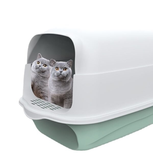 Litter Box Fully Enclosed Cat Toilet - Image 5