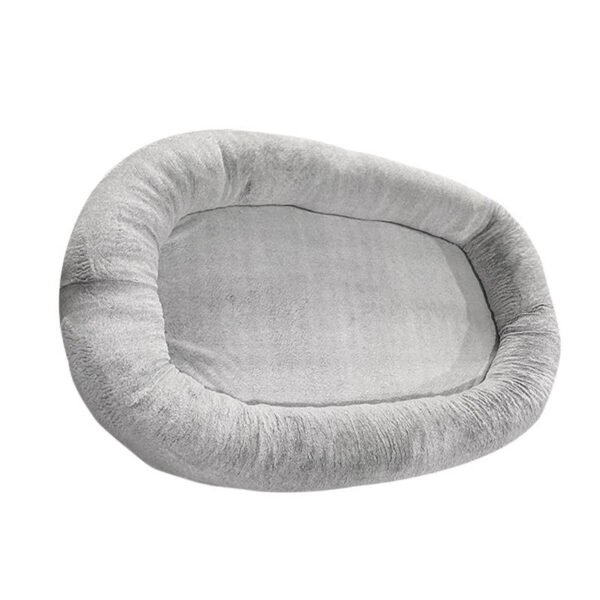 Large Human Short Plush Dog Bed - Image 2