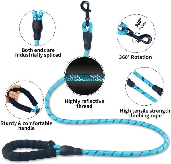 Small Medium Sized Pet Dog Luminous Leash Chain Puppies - Image 3