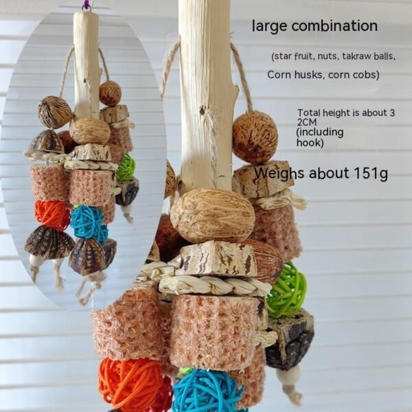 Parrot Toys Parrot Bite Supplies Bird Stand Rod Bird Cage - Image 5