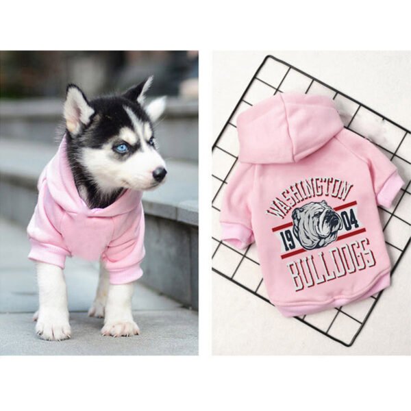 Winter Warm Dog Clothes Cotton Hoodie - Image 5