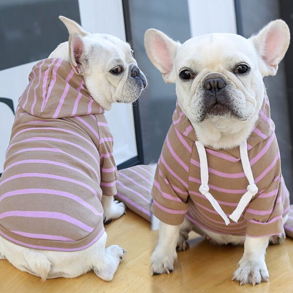 Pet Dog Cat Hoodie Striped Clothes - Image 6