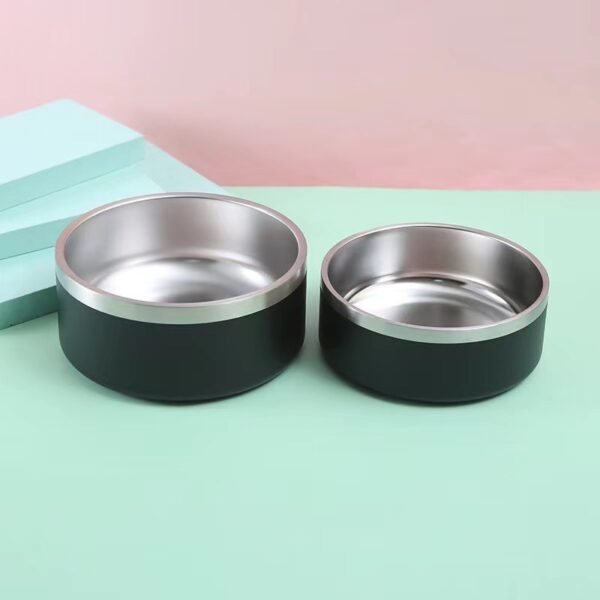 Stainless Steel Dog Bowl Upright Dog Bowl - Image 9