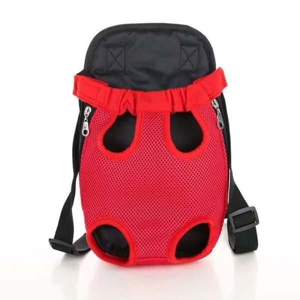 Pet Dog Carrier Backpack For Small Dogs Breathable Portable Dog Bag Adjustable Dog Front Carrier For Hiking Camping Traveling - Image 7