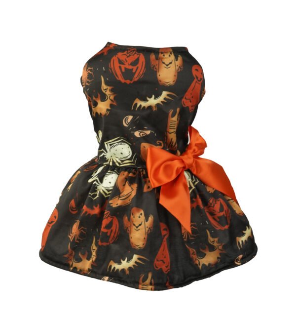 Halloween Small Dog Clothes Pet Dress Pumpkin Print Dress Chihuahua Yorkie Mesh Dress Pet Party Clothing Cat Dog Costume - Image 7