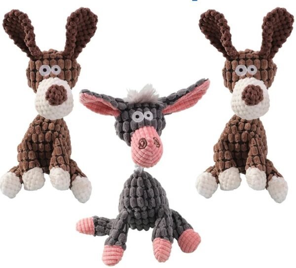 Manufacturer Pet Plush Toy Corn Plush Dog Molar Tooth Donkey Vocalizing Toy - Image 7