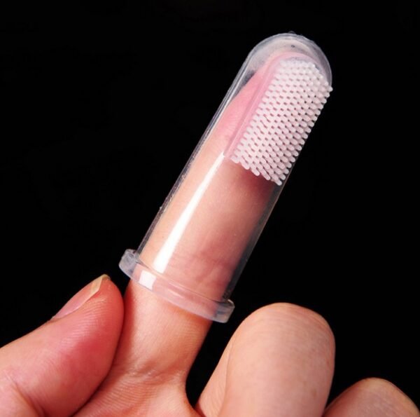Super Soft Pet Finger Toothbrush Cleaning Supplies - Image 3