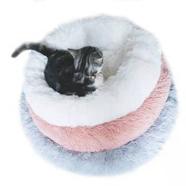 Washable Round plush kennel - Image 2