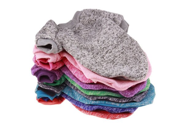 Colorful pet clothes pet two-legged sweater - Image 5