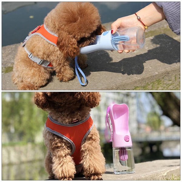 Pet Dog Cat Water Bottle Portable Feeder - Image 4