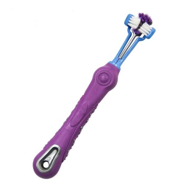 Three Sided Pet Toothbrush Dog Brush Bad Breath Tartar Teeth Care - Image 8