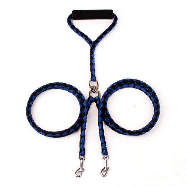 Pet Hand-knitted Traction Wear-resistant Dog Leash Double-ended Hand-knitted Braided Rope Outdoor Dog Leash - Image 6