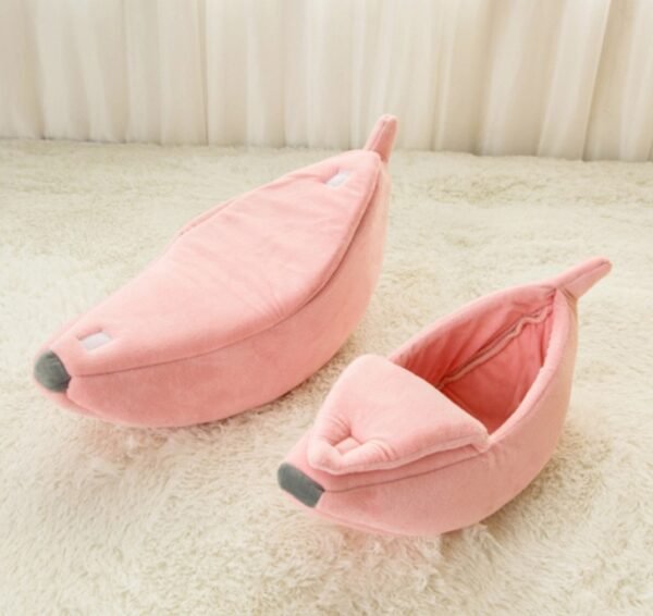 Pet House Dog Bed Banana Shape Dog House Cute Pet Kennel Nest Warm Dog Sofas Sleeping Bed - Image 6