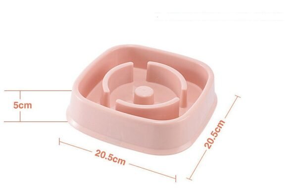 Plastic Pet Dogs And Cats Choke Prevention Slow Food Bowl - Image 8
