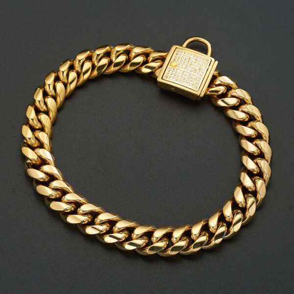 Stainless steel titanium steel gold encryption chain - Image 6