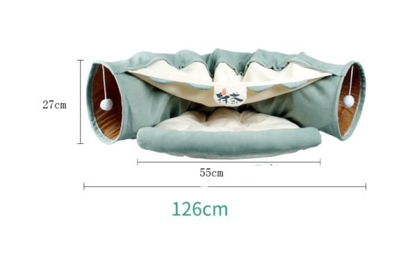 Pet Cats Tunnel Interactive Play Toy Mobile Collapsible Ferrets Rabbit Bed tunnels Indoor Toys Kitten Exercising Products - Image 6