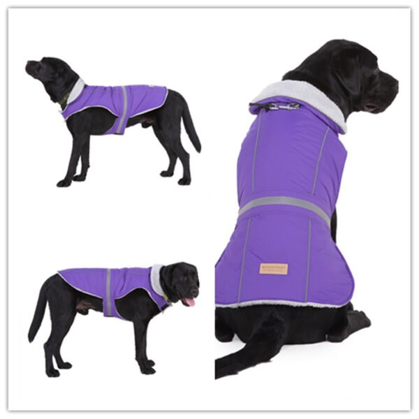 Pet clothes winter clothes night reflective pet clothes - Image 4