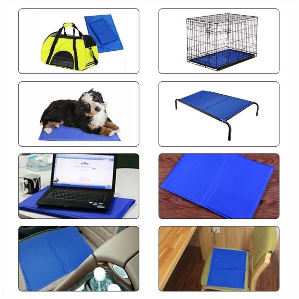 Dog Cooling Mat Pet Ice Pad Teddy Mattress Pet Cool Mat Bed Cat Cushion Summer Keep Cool Pet Cooling Dog Mat For Dogs - Image 5
