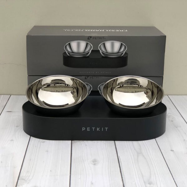 Adjustable Stainless Steel Pet Dog Cat Double Bowls Anti-Slip - Image 4