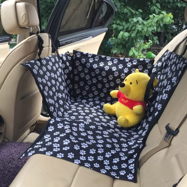 Footprint Dog Transporters Waterproof Back Back Pet Dog Seat Car Mat Cover Hammock Protector With Safety Belt D1010 - Image 10