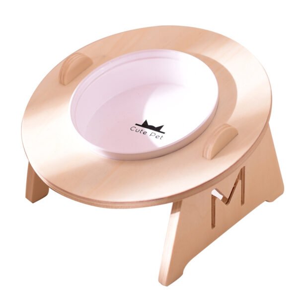 Cat food double bowl dog bowl supplies - Image 4