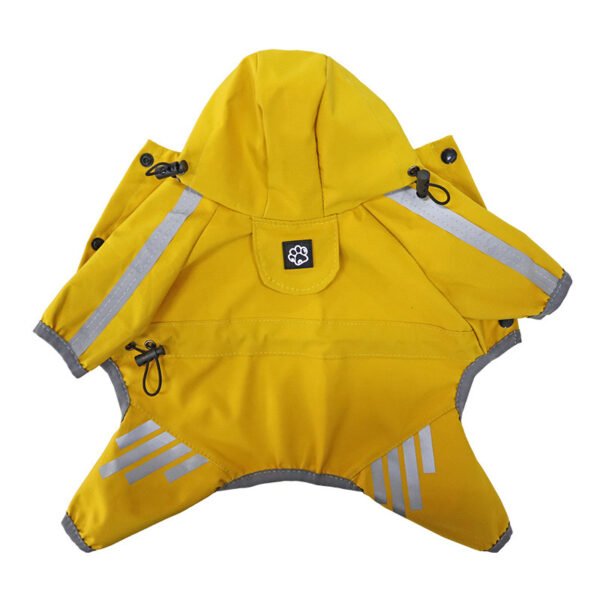 Dog Raincoat Full Package Four Feet Waterproof Rain Cape Pet Products - Image 6
