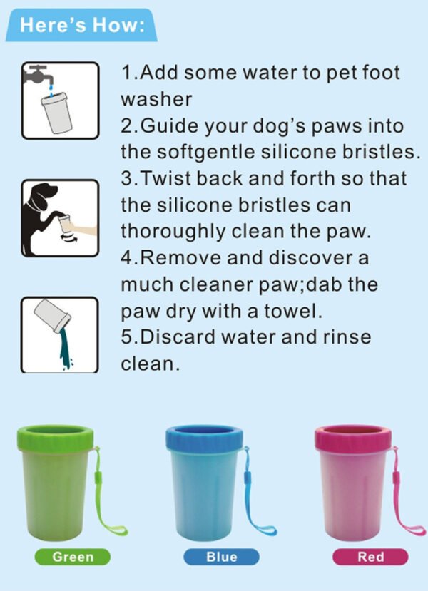 PAW CLEANSER WITH FLAT bottle mouth - Image 3