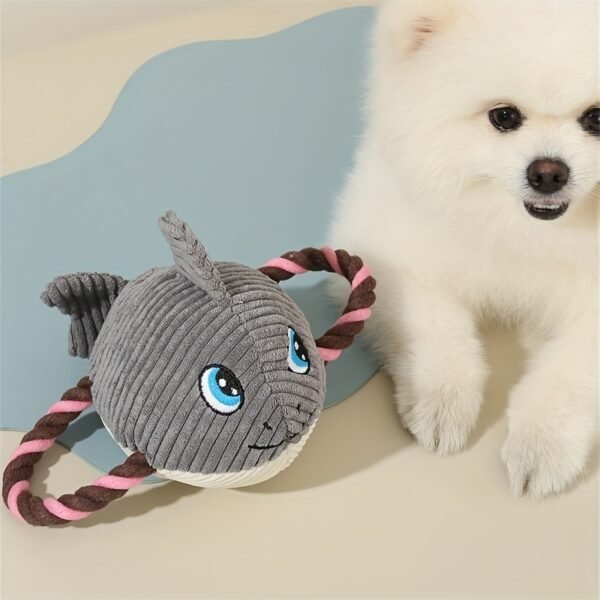 Pet Toys Turtle Shaped Dog Chewing Toys Interactive Pet Stuffed Toys Dog Knot Toys - Image 3