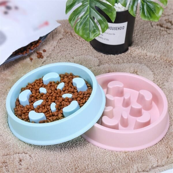 Pet Bowl Anti Choking Slow Feeding Puzzle Feeder - Image 3