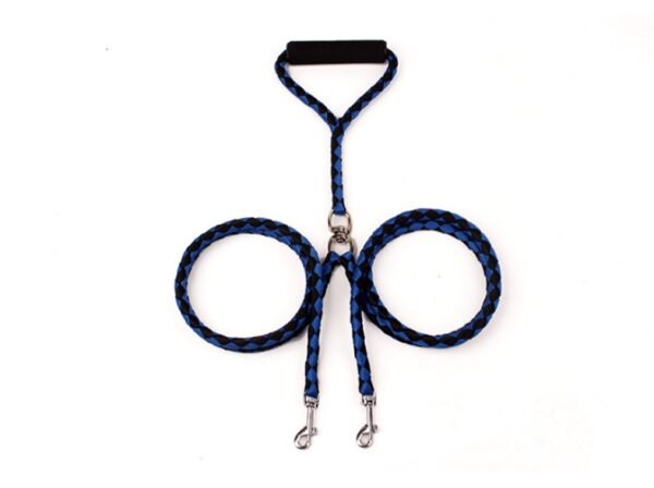 Pet Hand-knitted Traction Wear-resistant Dog Leash Double-ended Hand-knitted Braided Rope Outdoor Dog Leash - Image 4
