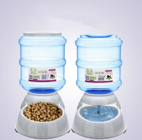 Cats Dogs Automatic Pet Feeder Drinking Water Fountains Large Capacity Plastic Pets Dog Food Bowl Water Dispenser - Image 4