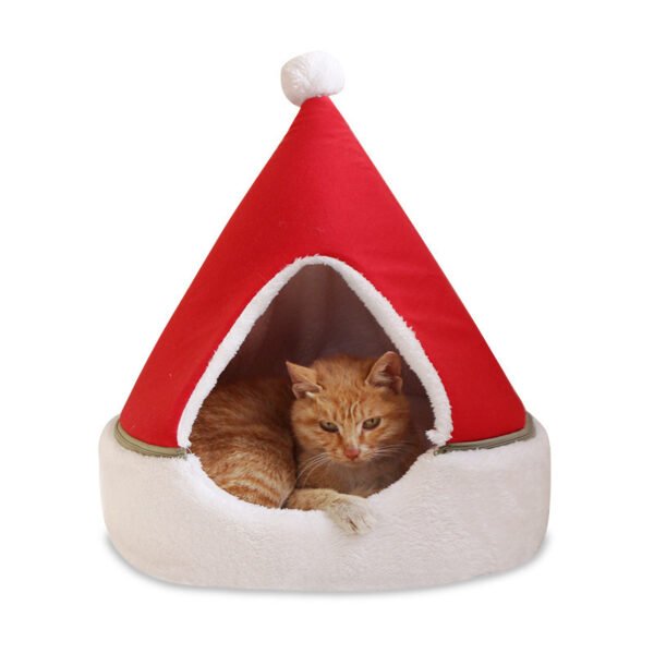 Christmas tree cat litter igloo house - Image 4