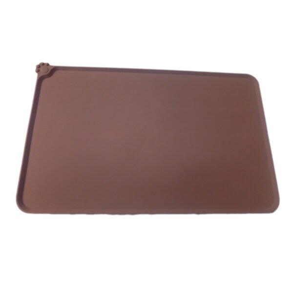 Waterproof Pet Mat For Dogs And Cats Pure Color Silicone Pet Food Mat - Image 6