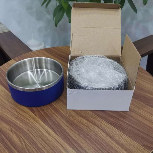 Stainless Steel Dog Bowl Upright Dog Bowl - Image 2
