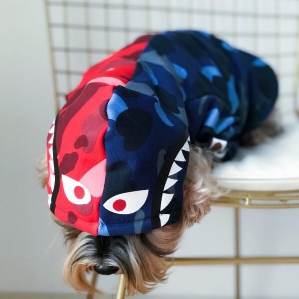 Dog Clothes Pupreme Pawmain French Bulldog Shirt Dog Sweater Sport Retro Cat Pet Clothes - Image 3