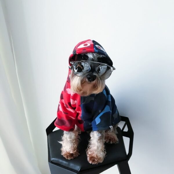 Dog Clothes Pupreme Pawmain French Bulldog Shirt Dog Sweater Sport Retro Cat Pet Clothes - Image 2