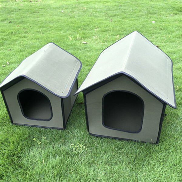Pet House Outdoor Waterproof Weatherproof Dog Kennel Cat House Foldable Pet Shelter - Image 3