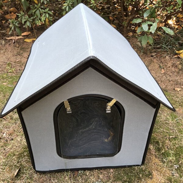 Pet House Outdoor Waterproof Weatherproof Dog Kennel Cat House Foldable Pet Shelter - Image 5