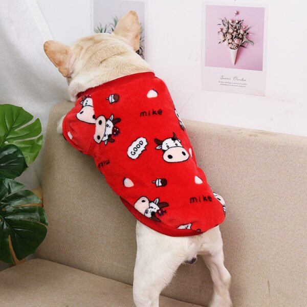 Puppy Autumn And Winter Warm Pajamas Jacket Pet Supplies - Image 4