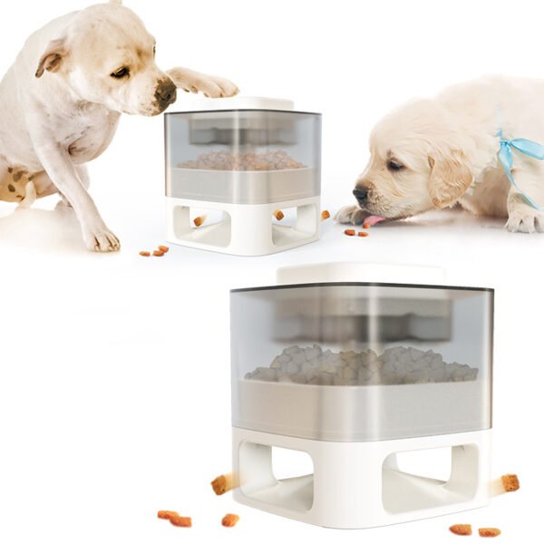 Dog Food Feeder Pet Accessories Cat Feeder Catapult Educational Dog Toys Pet Supplies Food Dispenser Just One Snap Comes Food - Image 2