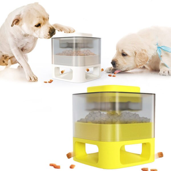 Dog Food Feeder Pet Accessories Cat Feeder Catapult Educational Dog Toys Pet Supplies Food Dispenser Just One Snap Comes Food - Image 3