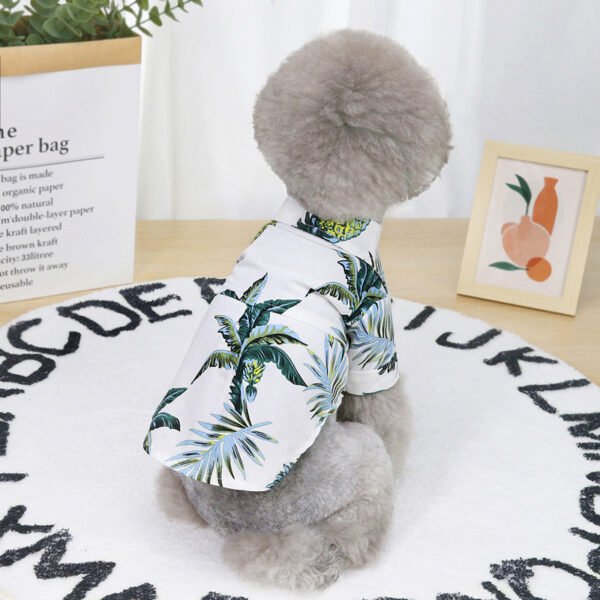 Pet Shirt Clothes Dog Hawaiian shirt Summer Thin Pet Clothes - Image 6