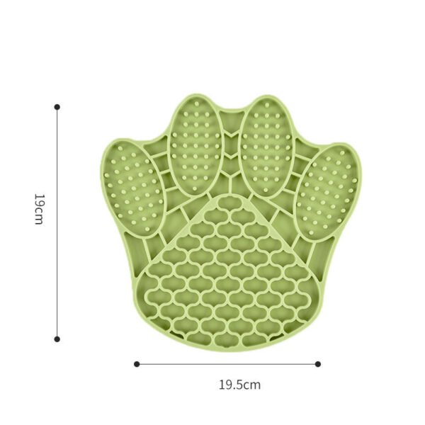 New Amazon Silicone Dog Licking Mat Pet Feeding Bowl Slow Food Cat Plate Dog Silicone Slow Food Mat Anti-Choke Bowl - Image 3