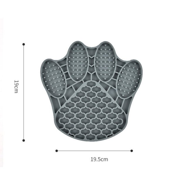 New Amazon Silicone Dog Licking Mat Pet Feeding Bowl Slow Food Cat Plate Dog Silicone Slow Food Mat Anti-Choke Bowl - Image 2